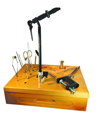 Creative Angler Wooden Fly Tying Station with Super AA Vise
