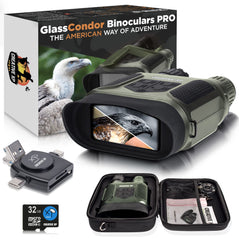 Creative XP Pro night vision binoculars front view for rugged field use and scouting.