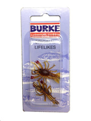 Creme Lure Baby Crawfish 2-pack soft bait for versatile freshwater fishing.