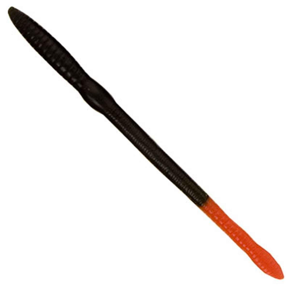 Creme's Crem Scound 6 lure in black with red tail, versatile pre-rigged soft bait