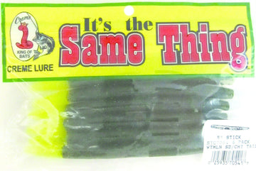 Creme STC7054 5-Inch Same Thing Stick with watermelon seed finish and chartreuse tail for enhanced lure action