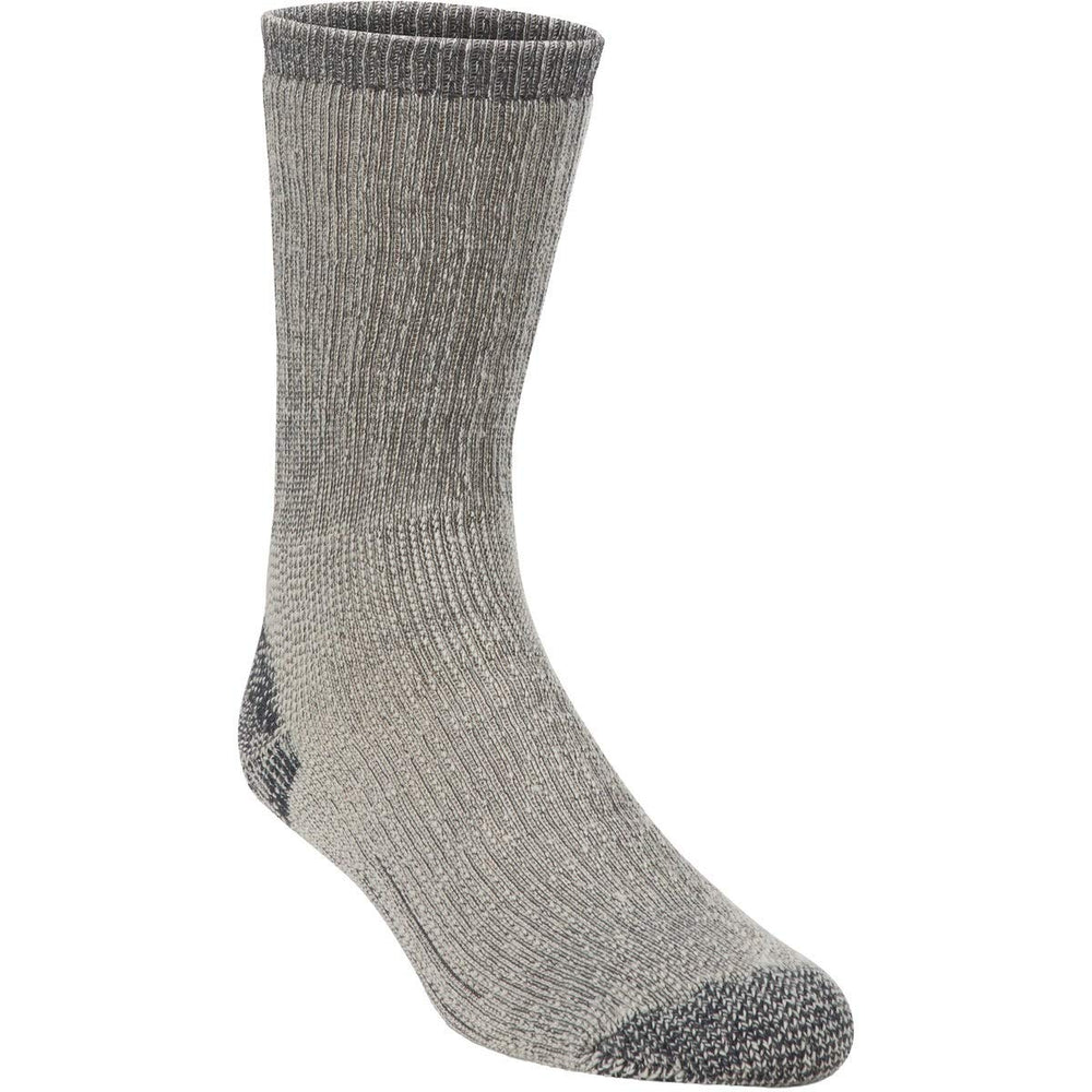 Crescent Sock Company heavy outdoor crew sock merino blend closeup for rugged hiking
