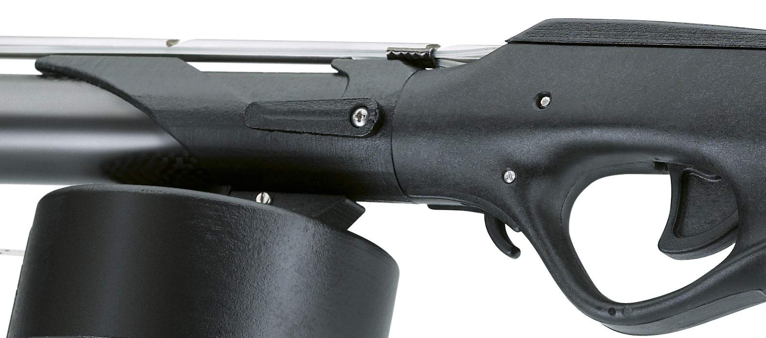 Cressi Comanche Rail 90 shaft and bands assembly ready for powerful, stable launches.