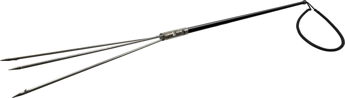 Cressi FG1 pole spear in hand for precision underwater hunting.