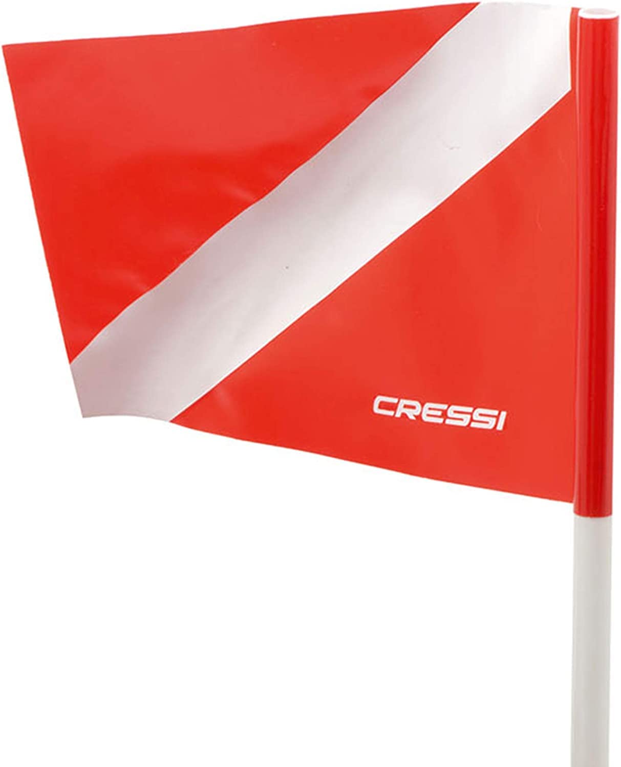 Cressi signal board buoy flag pole casing and whistle support signaling