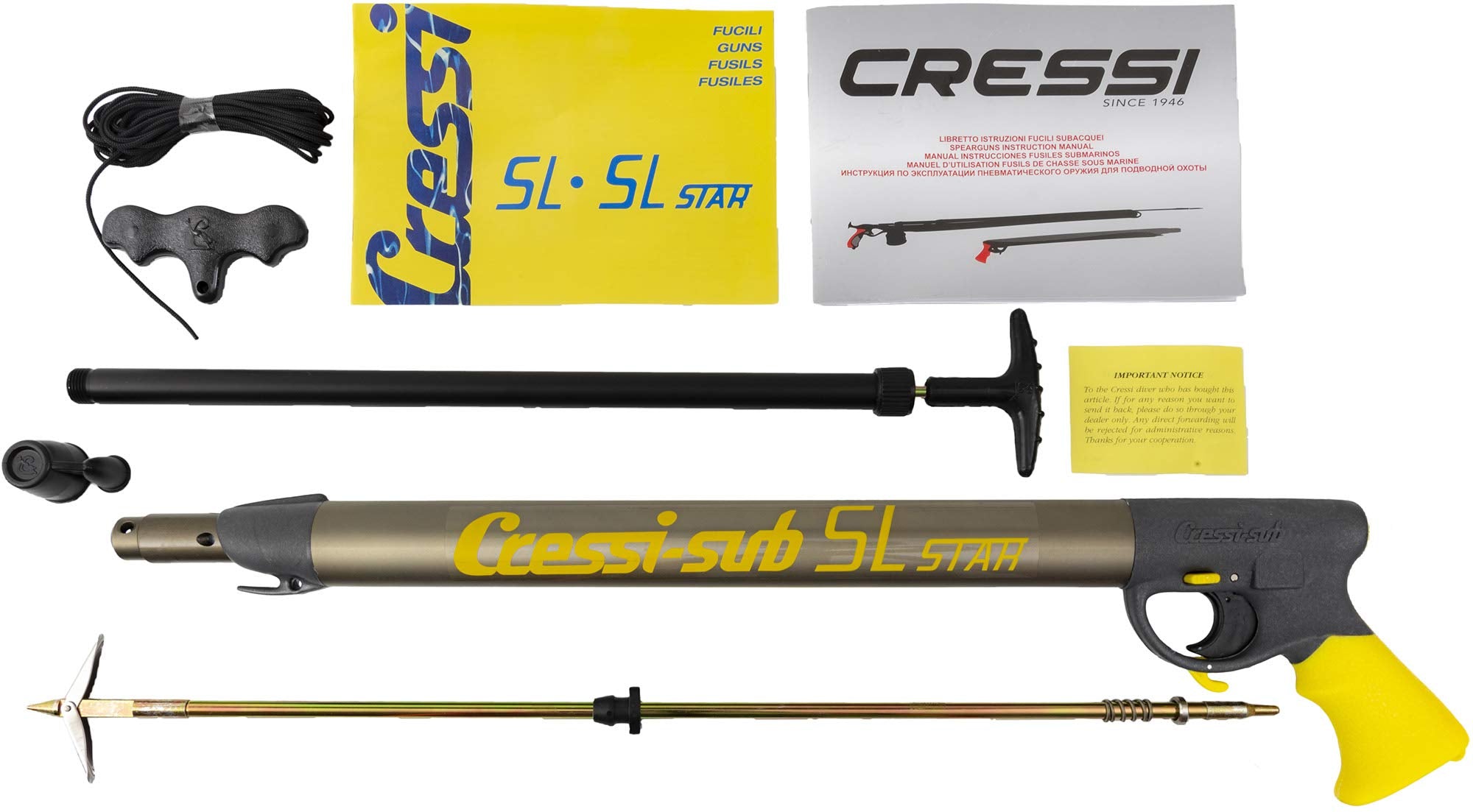 Cressi Sub SL Star 40 made in Italy, craftsmanship behind trusted spearfishing gear.