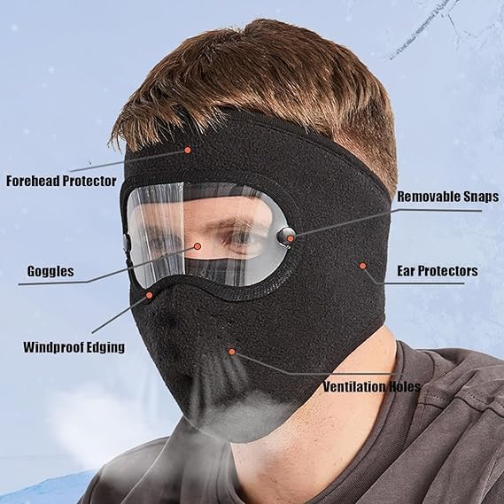 CREXEMI unisex mask design fits men and women on the trail