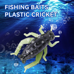 Side profile of plastic cricket bait soft lure