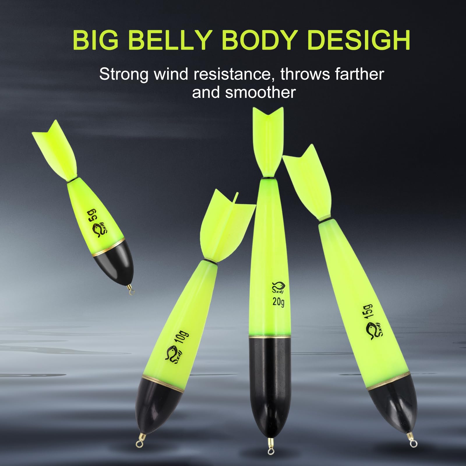 CRIDENG multiple sizes for varied fishing conditions and setups