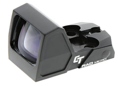 Crimson Trace CTC RAD Micro brightness sensor adjusts dot in varying light.