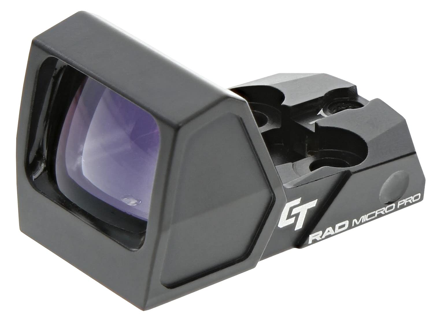 Crimson Trace CT RAD Micro Pro Green Dot front view showcases compact carry for everyday use