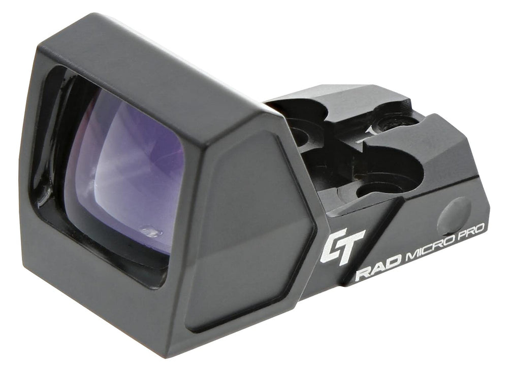 Crimson Trace CT RAD Micro Pro Green Dot front view showcases compact carry for everyday use