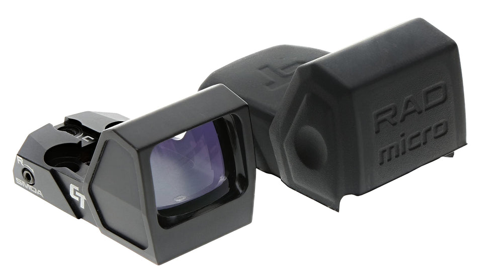 Crimson Trace CT RAD Micro Pro Green Dot illuminated dot enables fast sight picture in varying light