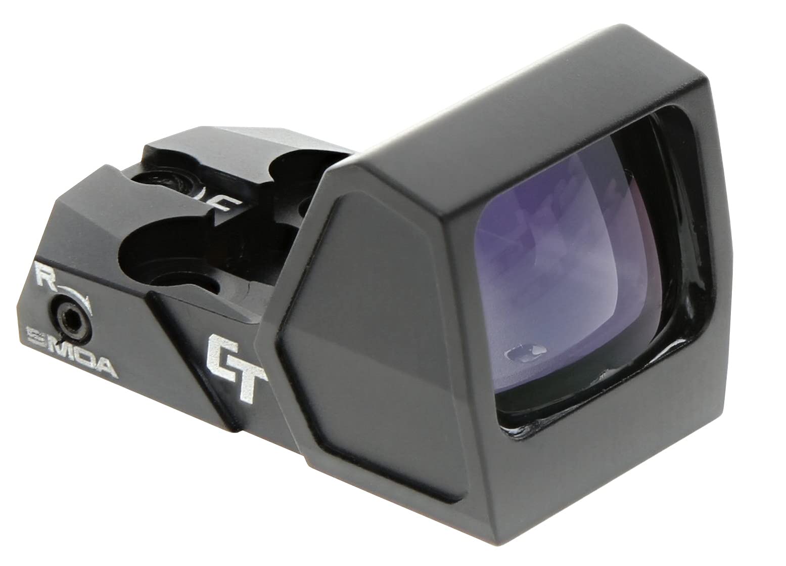 Crimson Trace CT RAD Micro Pro Green Dot side view enhances fast target acquisition in any lighting