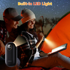 CRISLEX hand warmers 8000mAh battery powering long warmth sessions