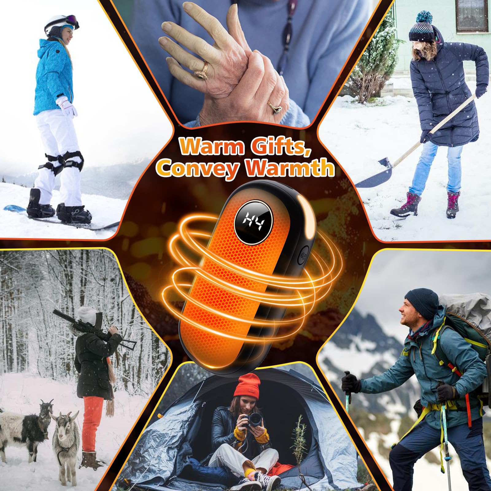 CRISLEX hand warmers aviation-grade aluminum shell for durability