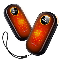 CRISLEX hand warmers showing dual heating for quick outdoor warmth