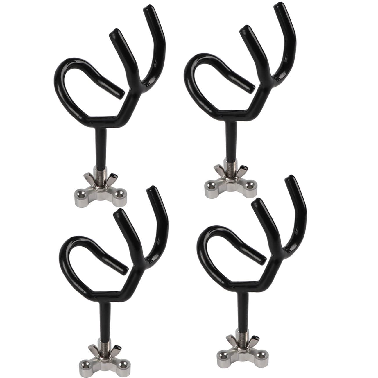 Crisscross design enabling multiple rods in compact space