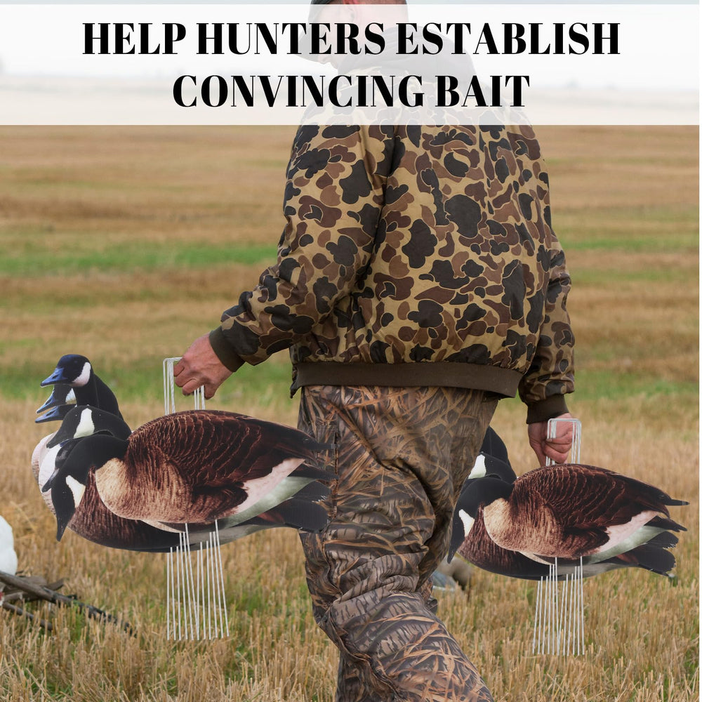 CroBlissful goose decoy pose-5 stacked layout for broad coverage