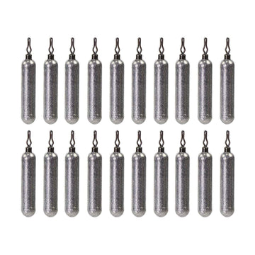 Croch 3/8 oz drop shot weights 20 pack with resealable bag