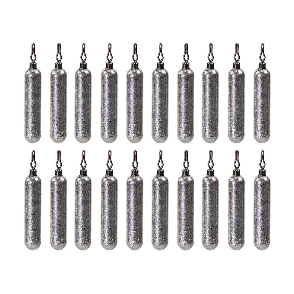 Croch 3/8 oz drop shot weights 20 pack with resealable bag