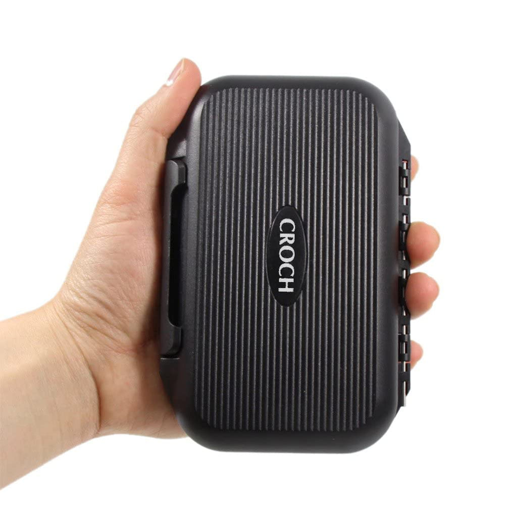 Waterproof fly box included with the Croch 60pcs kit
