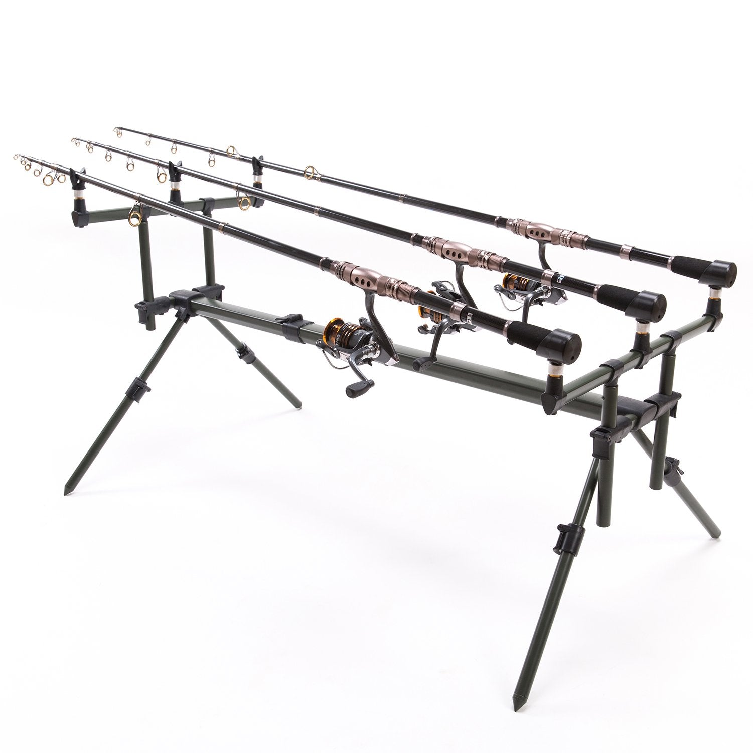 Croch Aluminium Carp Fishing Rod Pod - Adjustable body and legs