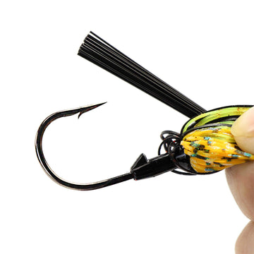 Croch Jig Skirts made of 100% silicone with pearl flakes