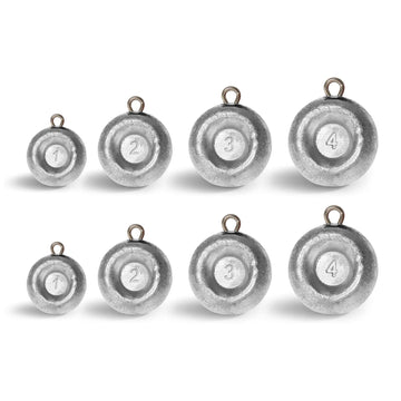 Croch Disc Sinkers 1oz for saltwater fishing