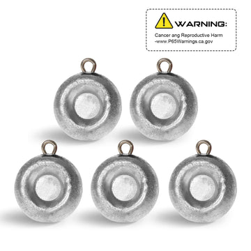 Croch Disc Sinkers in tackle bag