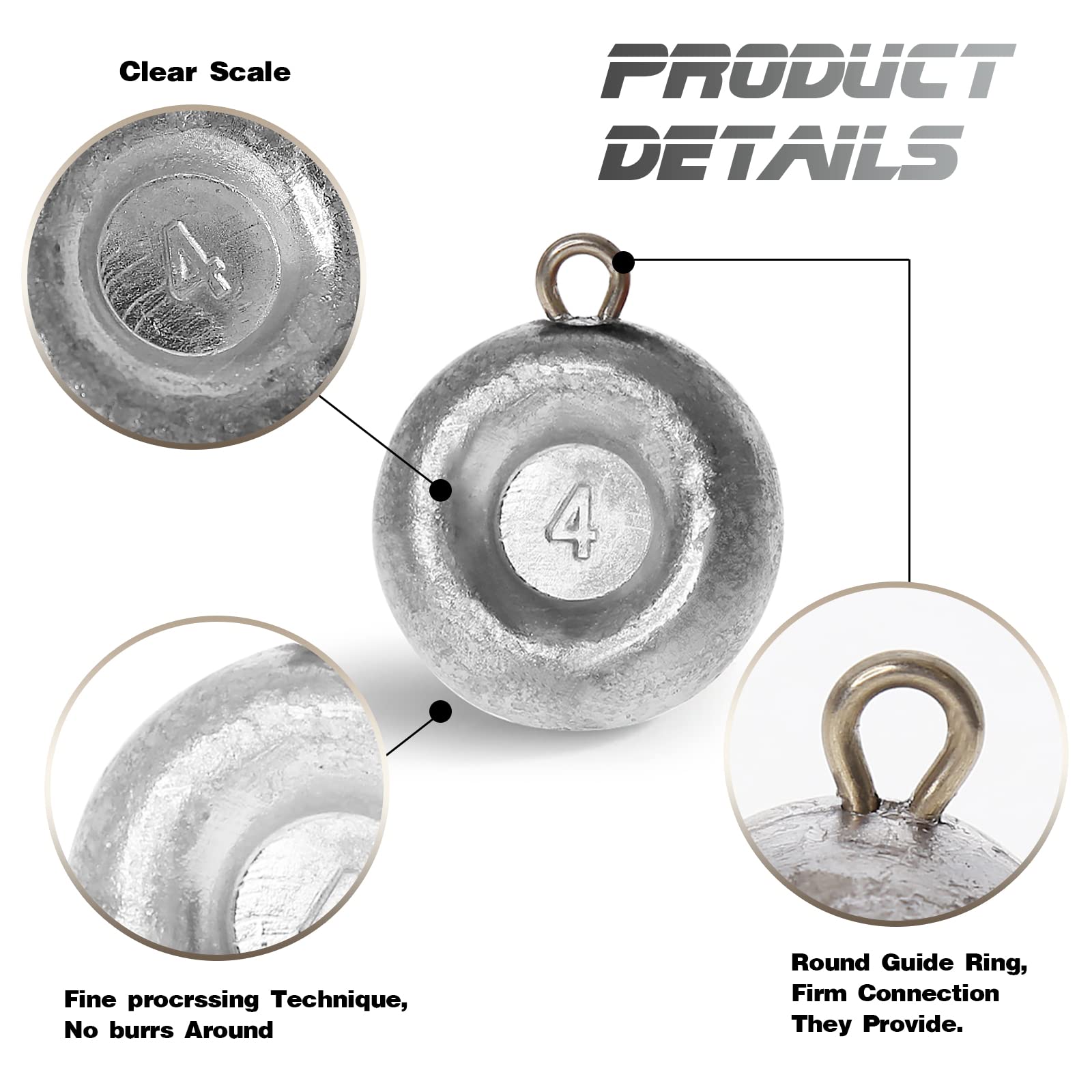 Croch Disc Sinker 2oz for saltwater