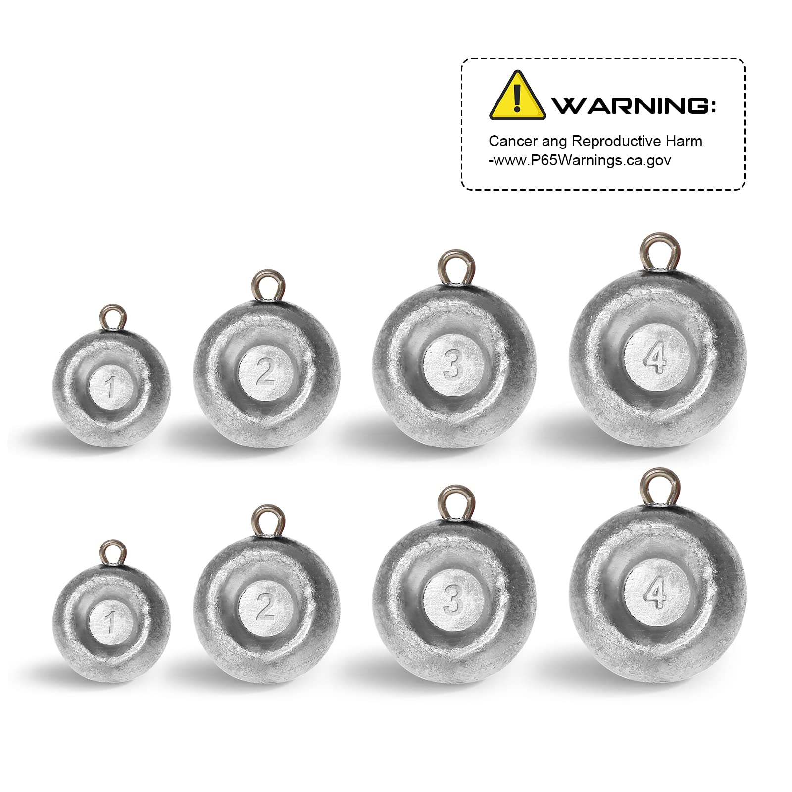 Croch Disc Sinkers suitable for saltwater and freshwater fishing