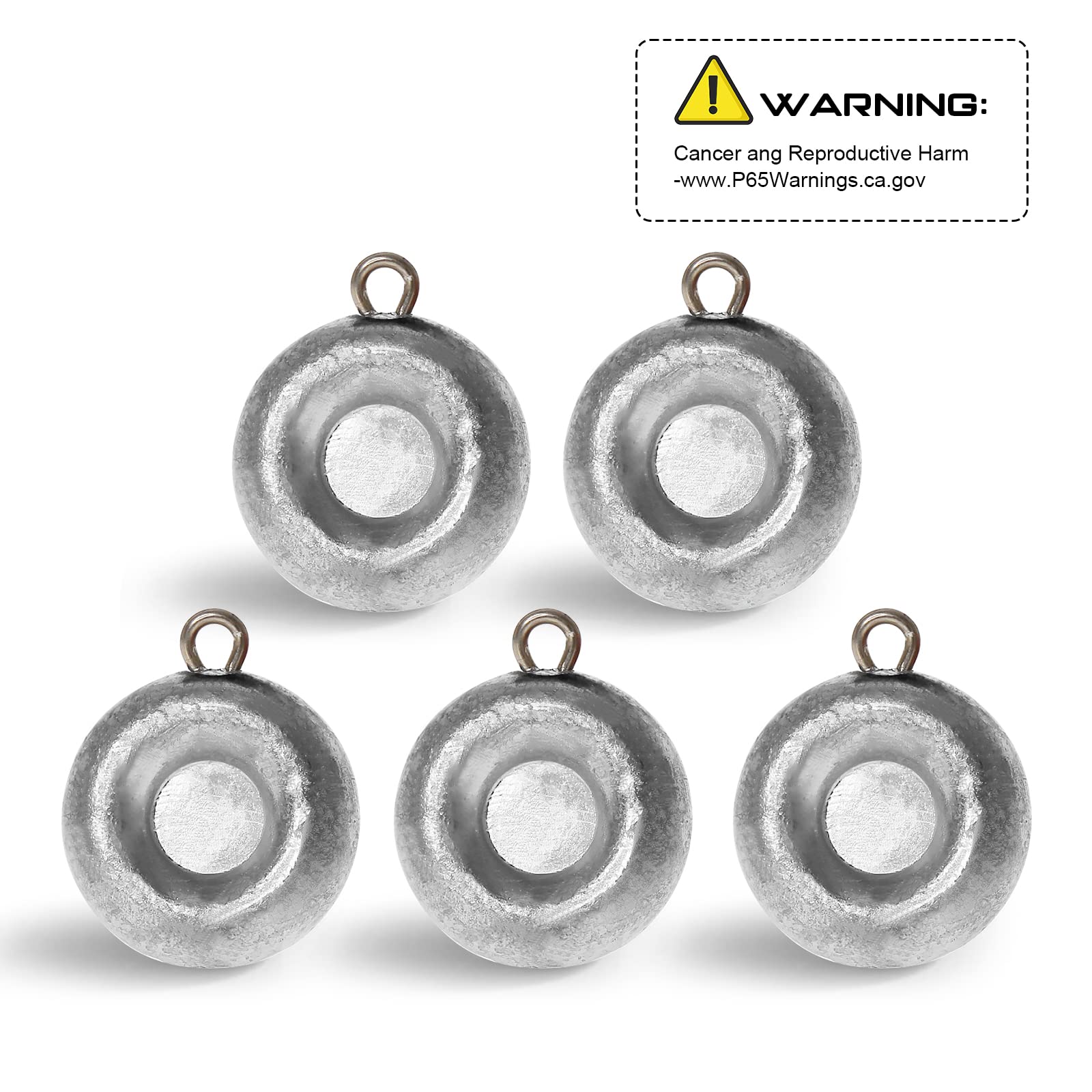 Croch Disc Sinkers used in saltwater and freshwater