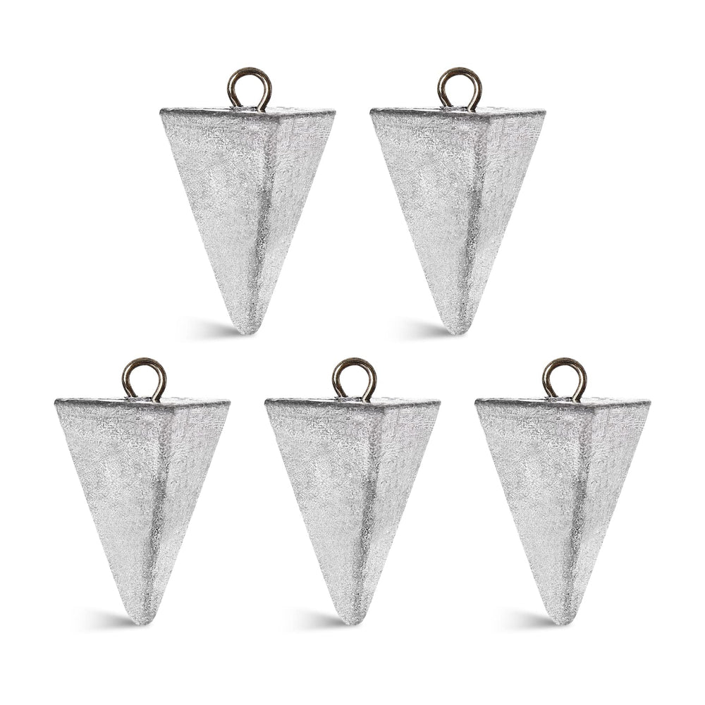 Croch pyramid sinker 1oz saltwater fishing weight