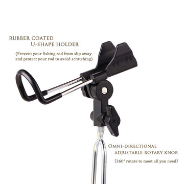 Portable design with total length about 15 inches (38 cm) and weight around 420 g