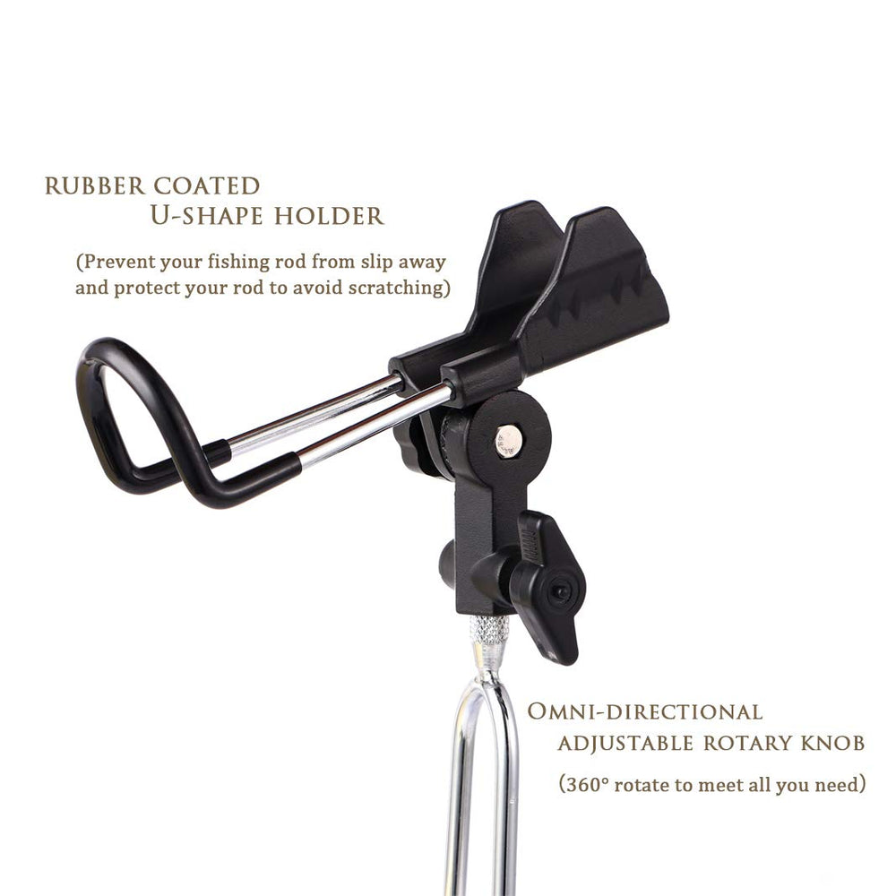 Portable design with total length about 15 inches (38 cm) and weight around 420 g
