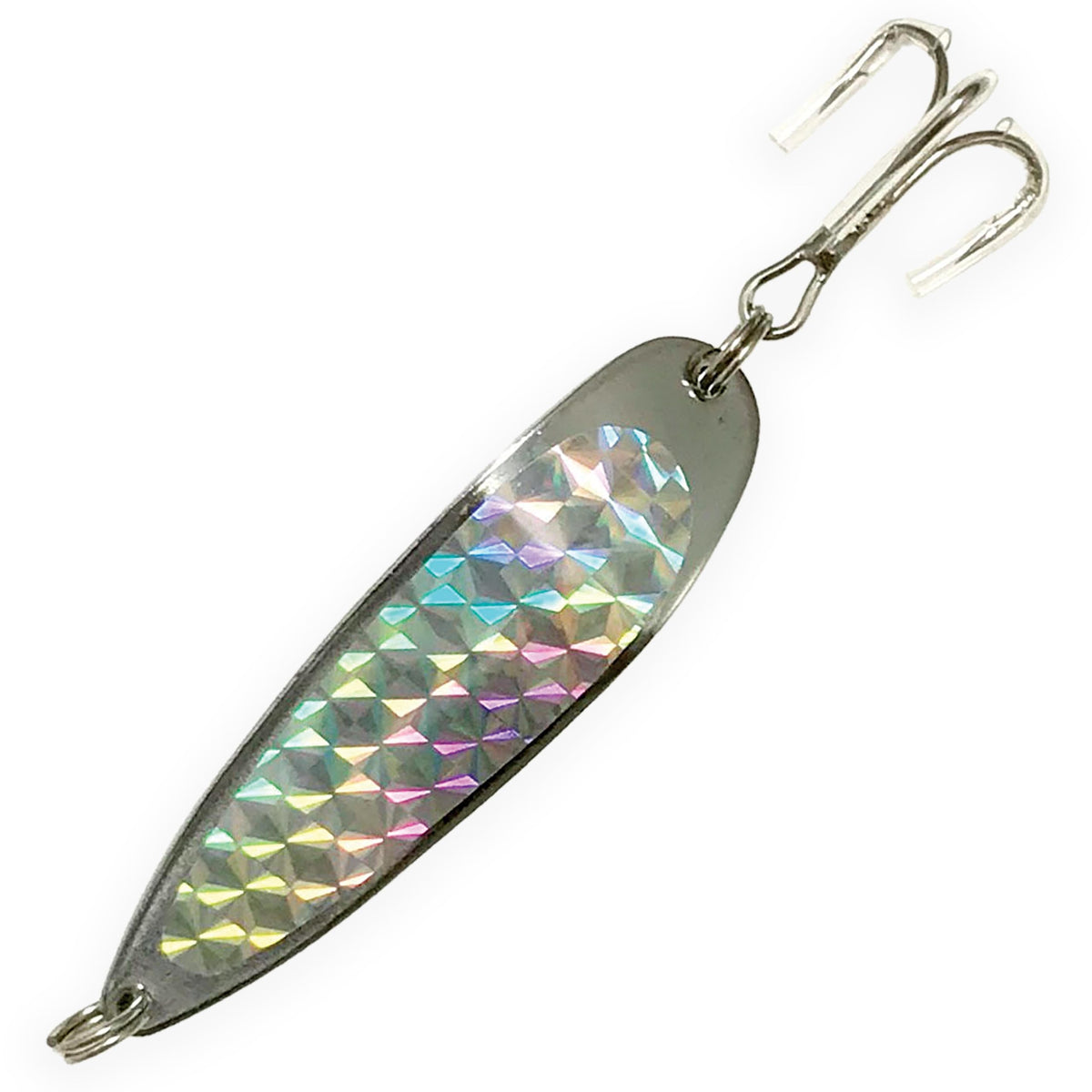 2oz Crocodile Spoon Lures in silver finish
