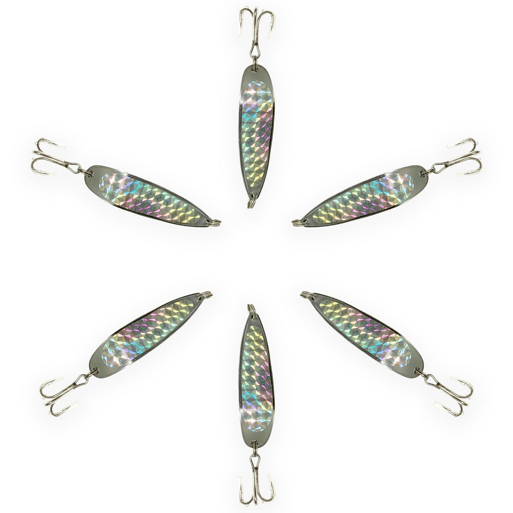 Water reflection shot of Crocodile Spoon Lures