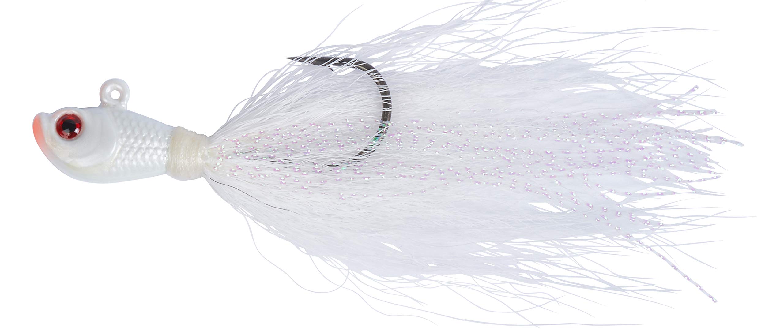 Bucktail Jig with corrosion-resistant hook for saltwater and freshwater