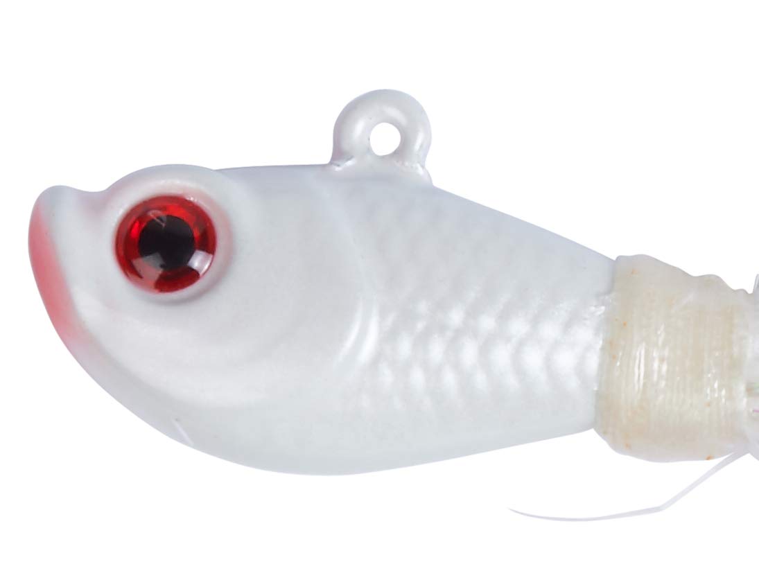 Bucktail Jig head with life-like eyes