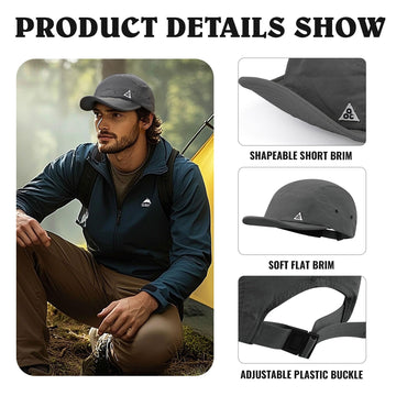 Quick-dry waterproof nylon fabric texture - Croogo cap