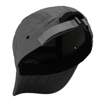 Five-panel construction of Croogo short brim cap