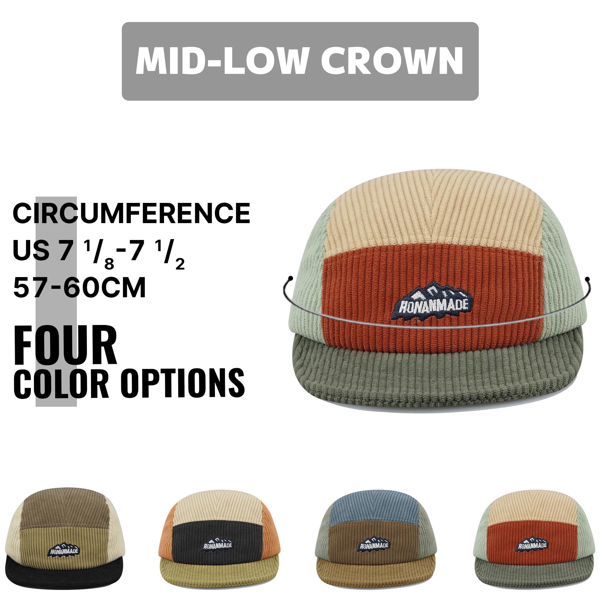 Low-profile soft brim Croogo hat angled view