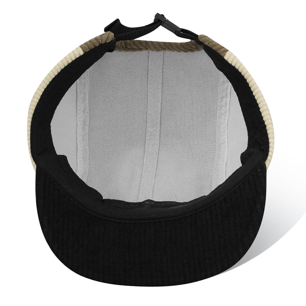 All-season Croogo corduroy trucker hat in dark gray