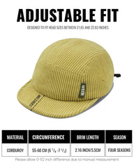 Croogo flat snapback dad hat with adjustable buckle for a customizable fit