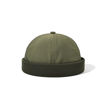 Croogo lightweight docker hat back view highlighting foldable, packable design