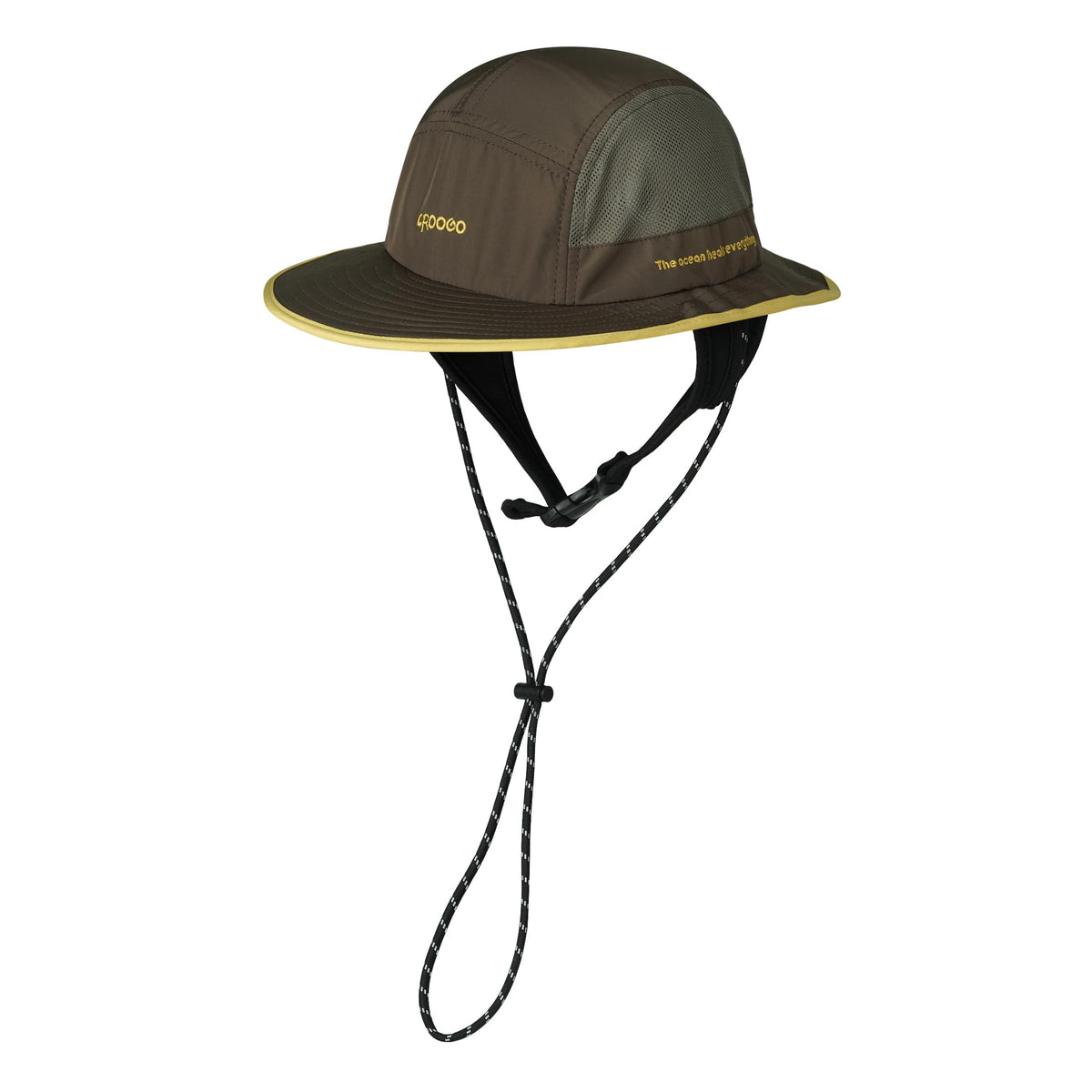 Croogo quick-drying fishing hat in brown with removable neck flap
