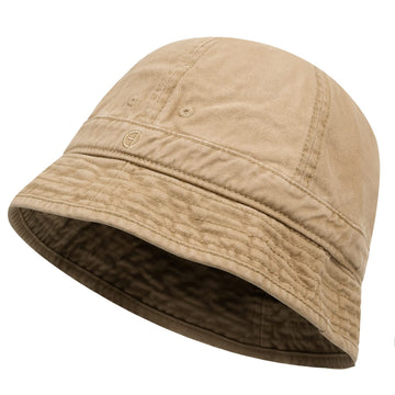 Croogo unisex khaki safari sun hat front view