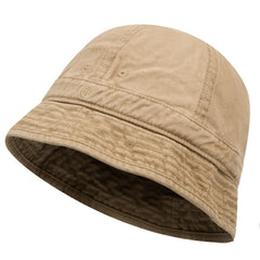 Croogo unisex khaki safari sun hat front view