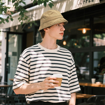 Side profile of Croogo bucket hat showing ventilation eyelets
